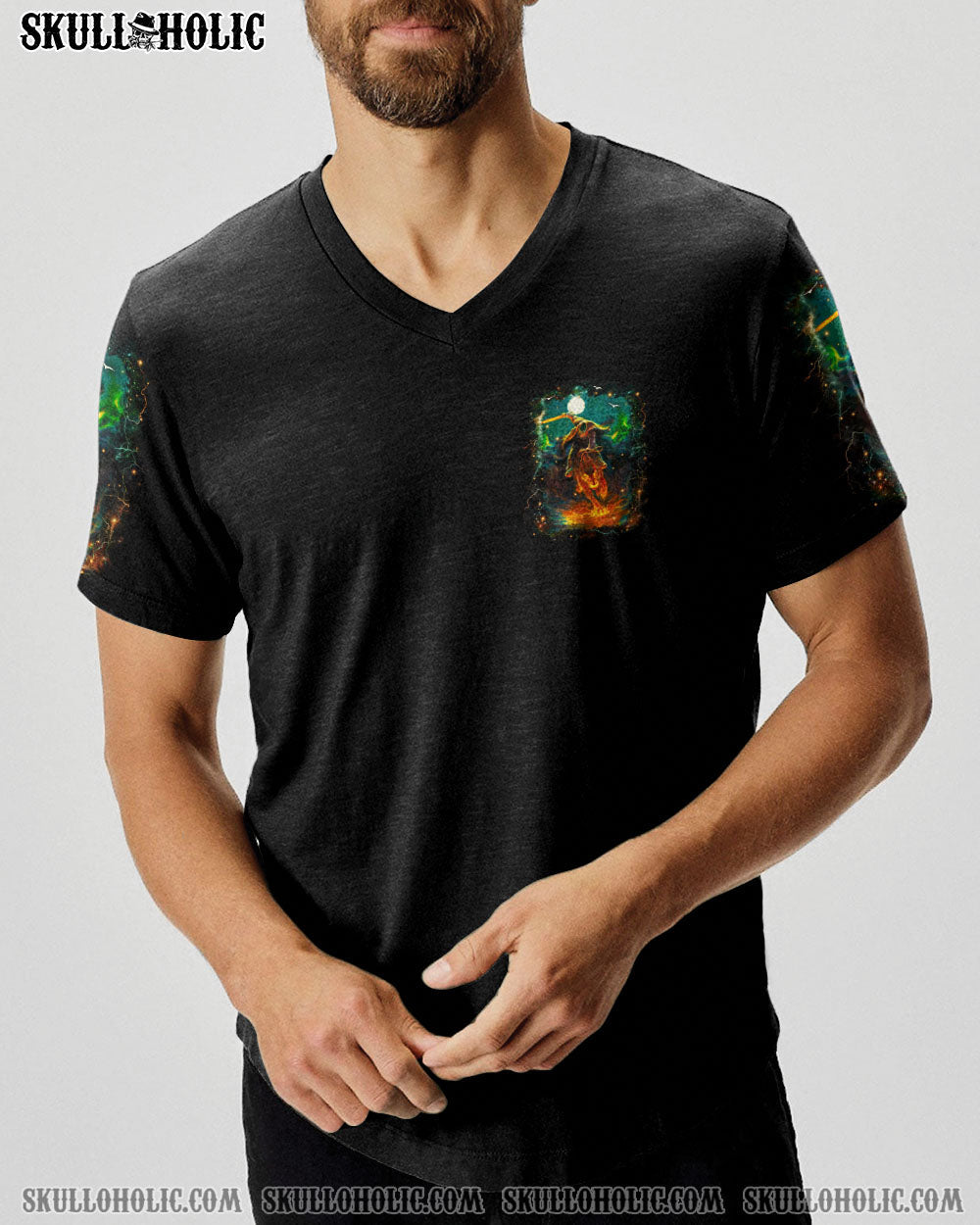 BLISSCORNERS HELLO DARKNESS MY OLD FRIEND HALLOWEEN ALL OVER PRINT