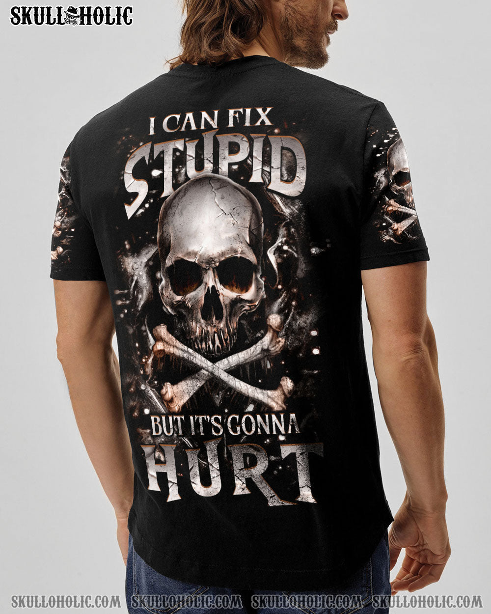 BLISSCORNERS I CAN FIX STUPID BUT IT'S GONNA HURT ALL OVER PRINT