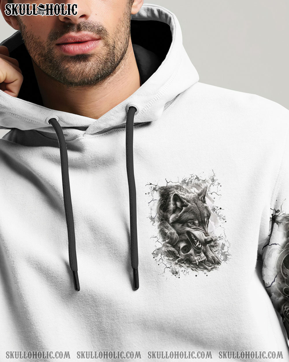 BLISSCORNERS YOUR FIRST MISTAKE WOLF SKULL ALL OVER PRINT