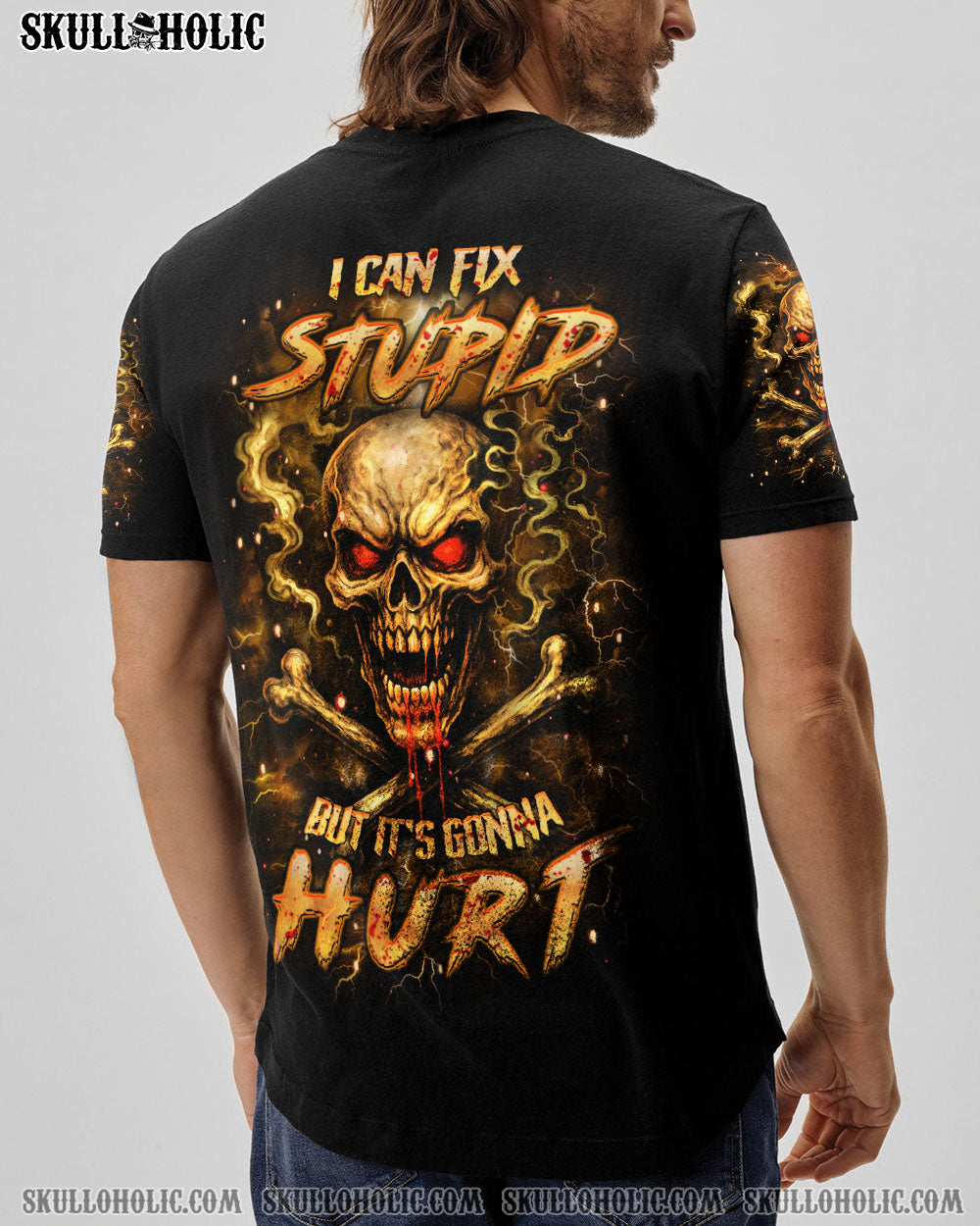 BLISSCORNERS I CAN FIX STUPID BUT IT'S GONNA HURT ALL OVER PRINT
