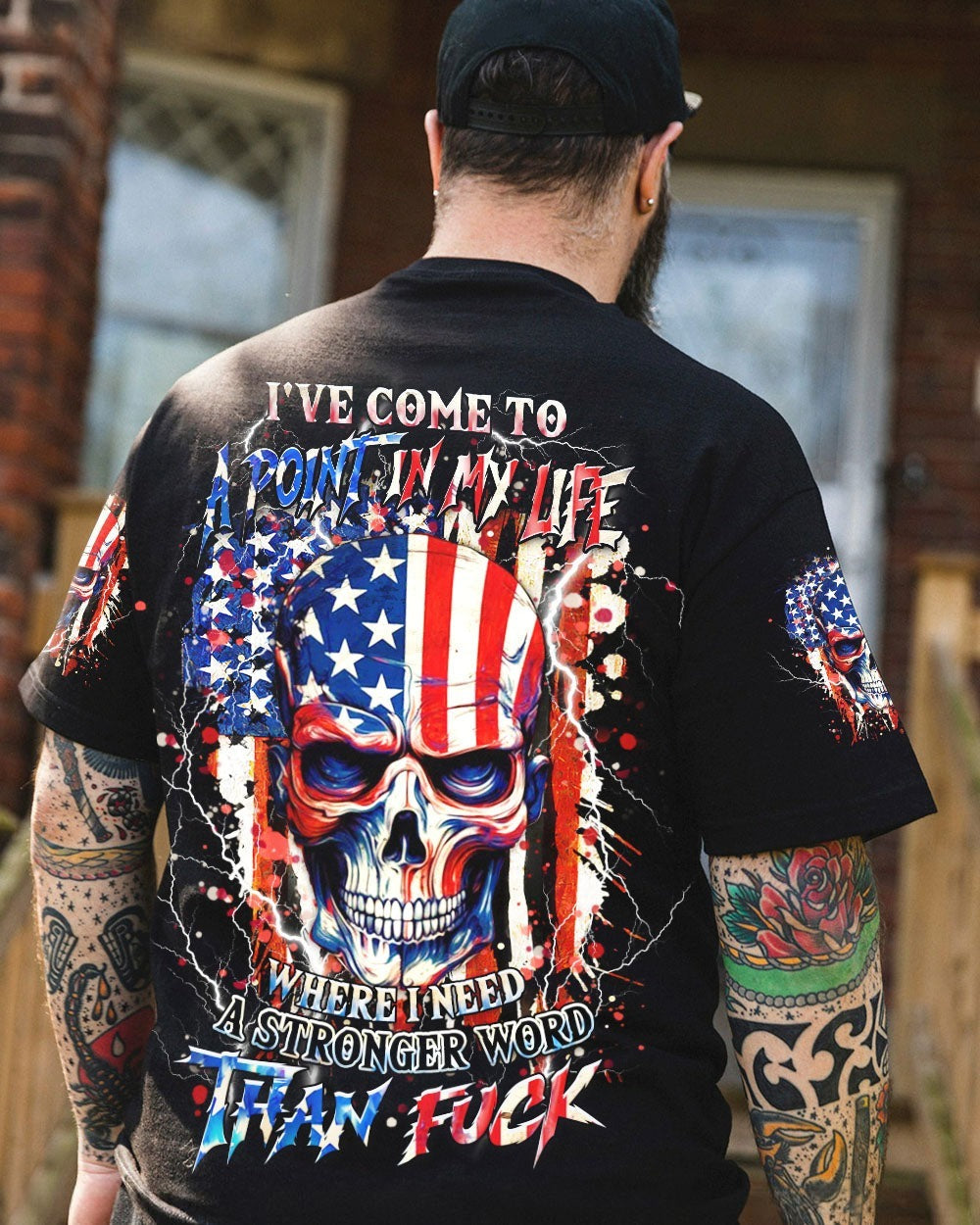 BLISSCORNERS I'VE COME TO A POINT SKULL ALL OVER PRINT