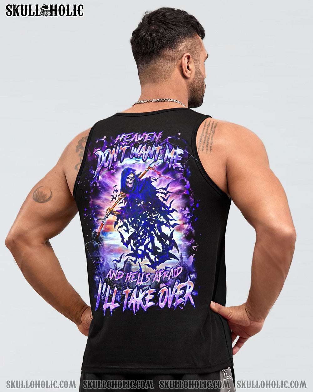 BLISSCORNERS HEAVEN DON'T WANT ME ALL OVER PRINT