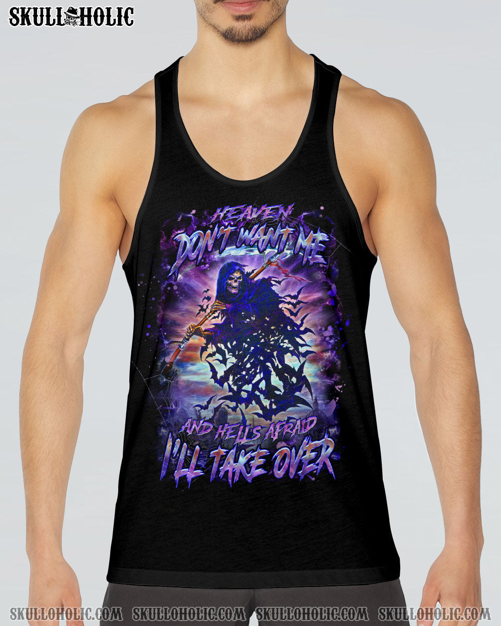 BLISSCORNERS HEAVEN DON'T WANT ME ALL OVER PRINT