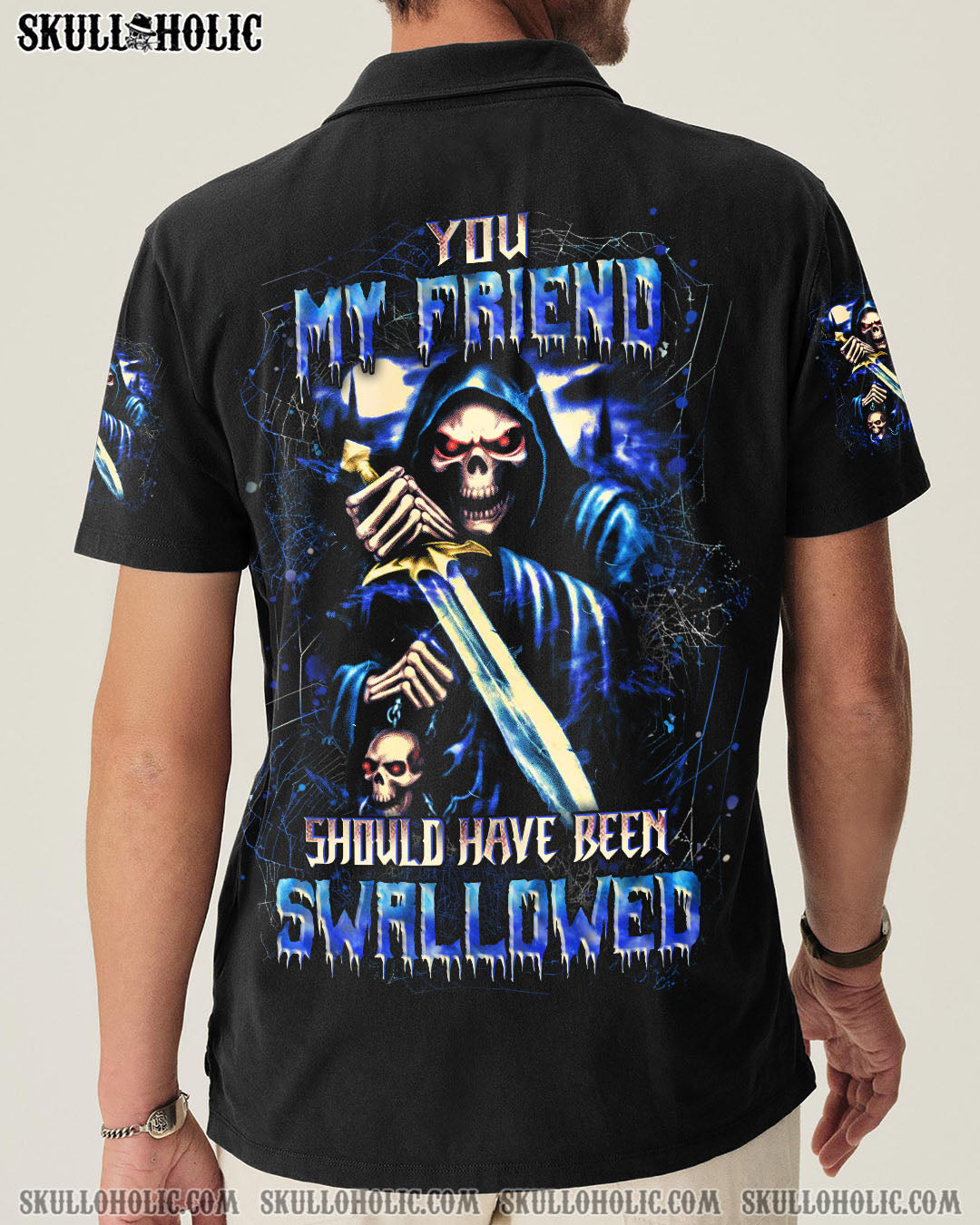 BLISSCORNERS YOU MY FRIEND SHOULD HAVE BEEN SWALLOWED ALL OVER PRINT