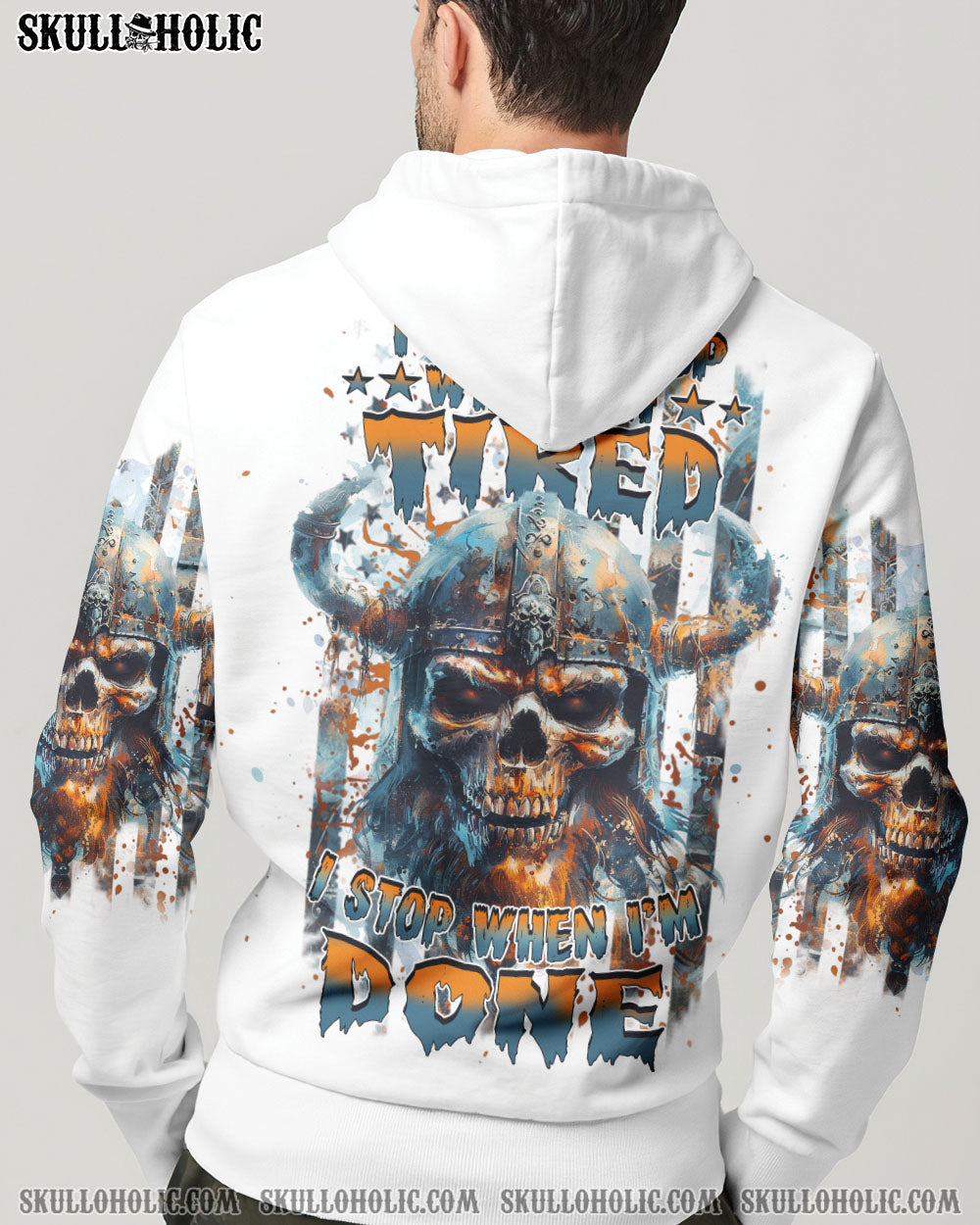 BLISSCORNERS I DON'T STOP WHEN I'M TIRED VIKING SKULL ALL OVER PRINT