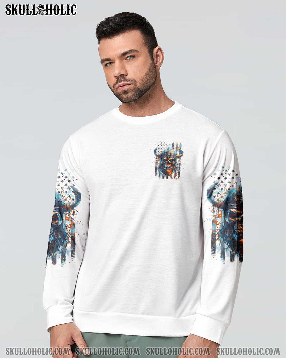 BLISSCORNERS I DON'T STOP WHEN I'M TIRED VIKING SKULL ALL OVER PRINT