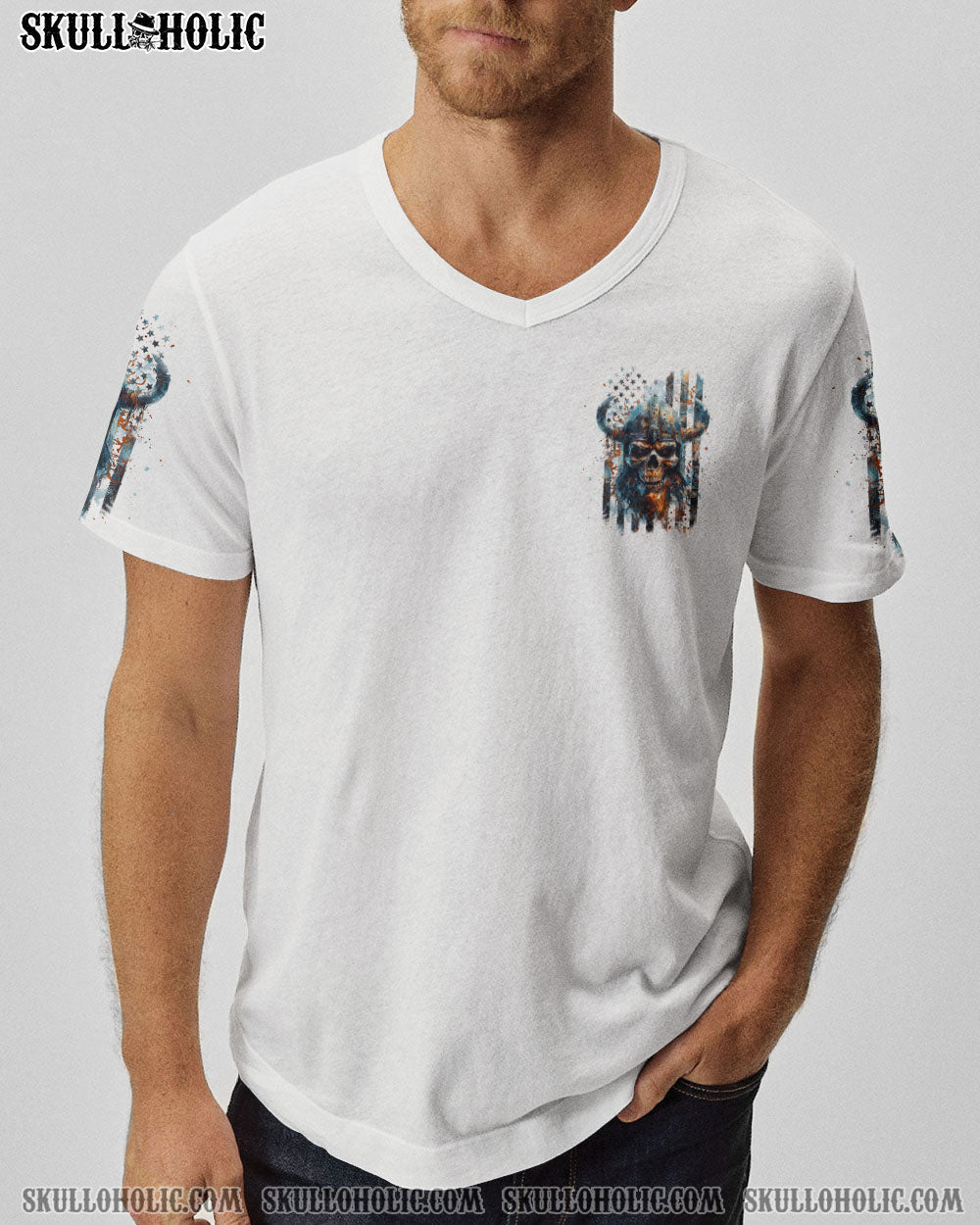 BLISSCORNERS I DON'T STOP WHEN I'M TIRED VIKING SKULL ALL OVER PRINT