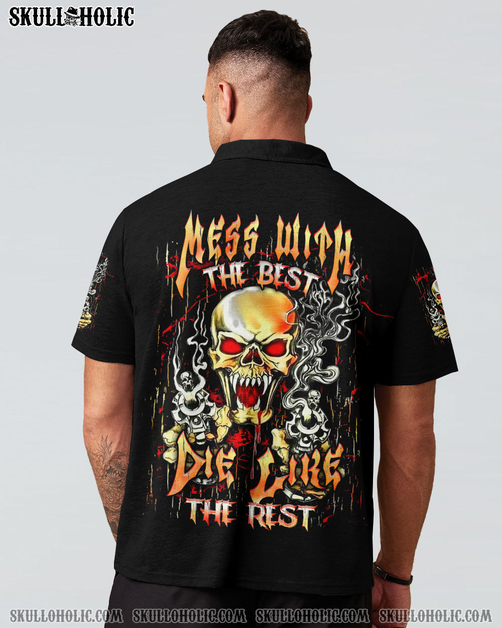 BLISSCORNERS MESS WITH THE BEST DIE LIKE THE REST ALL OVER PRINT