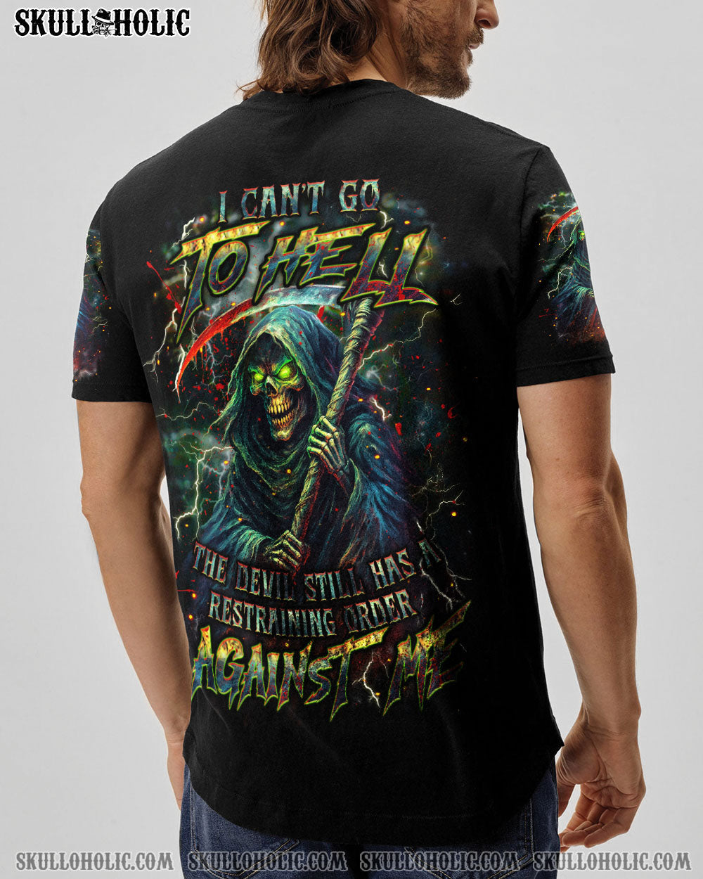BLISSCORNERS I CAN'T GO TO HELL SKULL ALL OVER PRINT