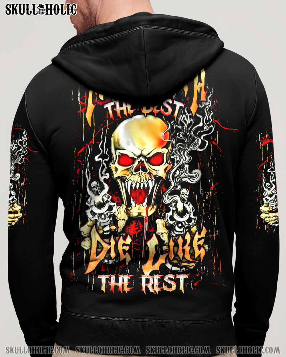 BLISSCORNERS MESS WITH THE BEST DIE LIKE THE REST ALL OVER PRINT