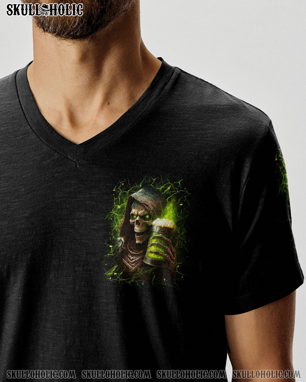 BLISSCORNERS NOT EVERYONE LIKES ME SKULL REAPER ALL OVER PRINT