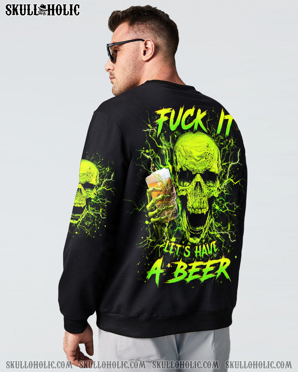 BLISSCORNERS F IT LET’S HAVE A BEER ALL OVER PRINT