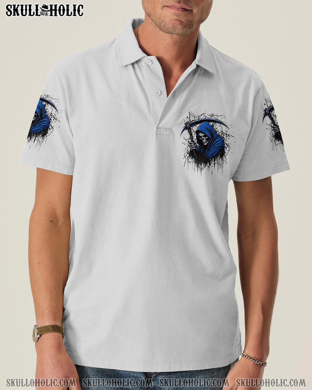 BLISSCORNERS YES I'M A NICE PERSON SKULL REAPER ALL OVER PRINT
