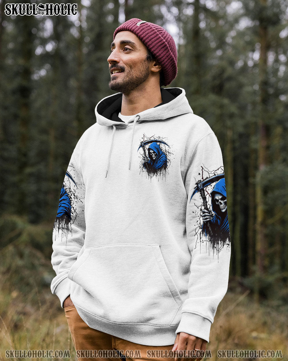 BLISSCORNERS YES I'M A NICE PERSON SKULL REAPER ALL OVER PRINT