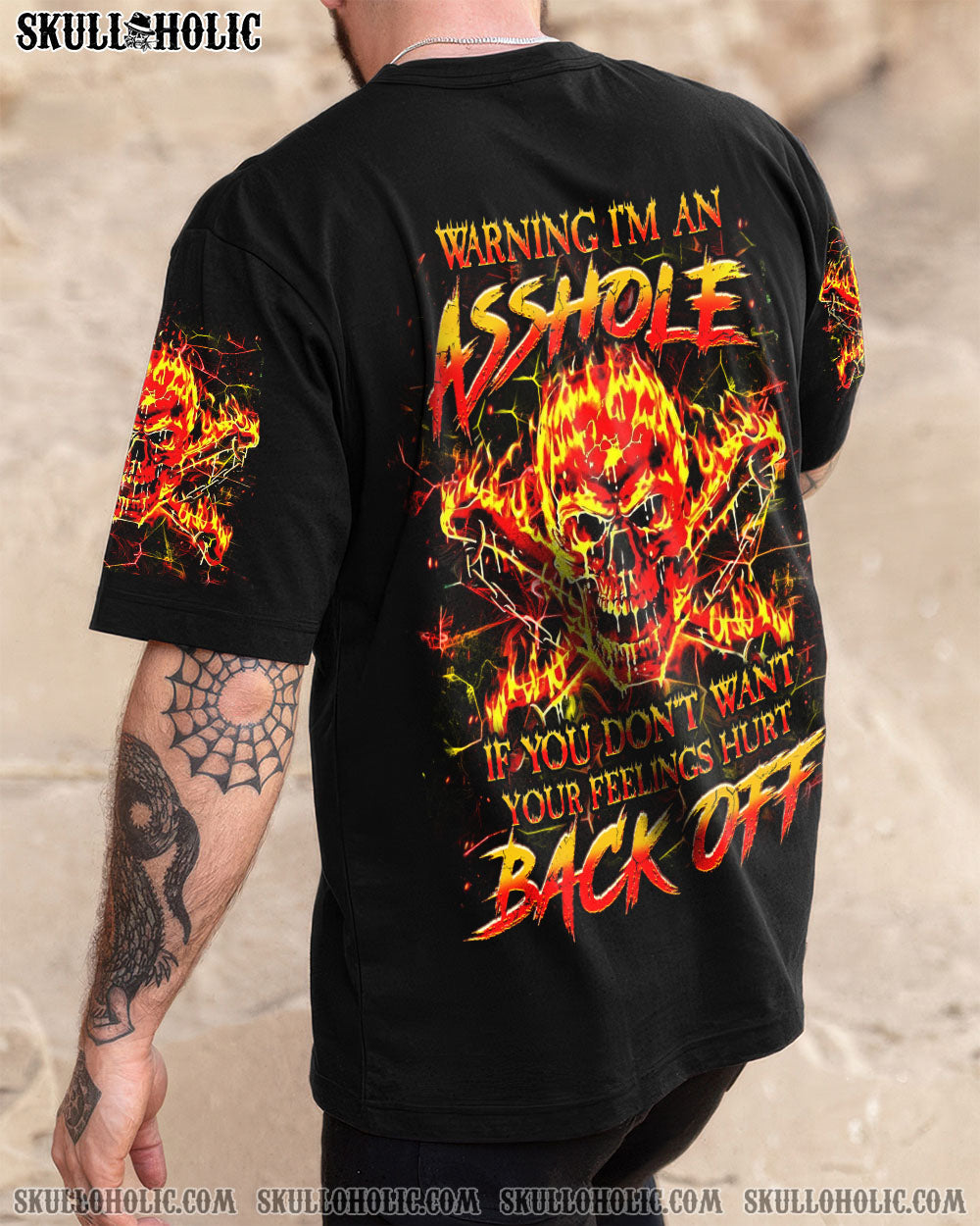 BLISSCORNERS WARNING I'M AN A SKULL ALL OVER PRINT