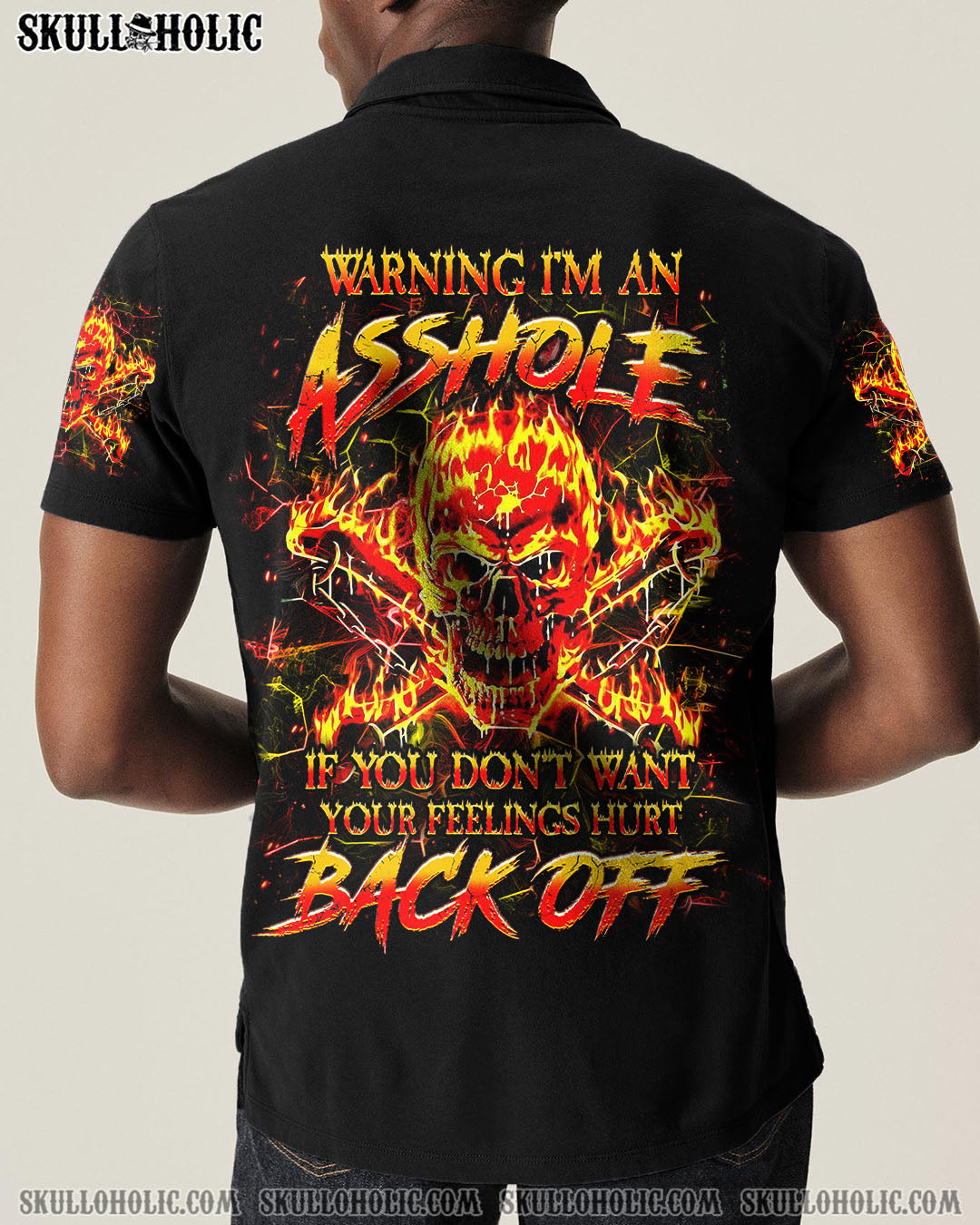 BLISSCORNERS WARNING I'M AN A SKULL ALL OVER PRINT