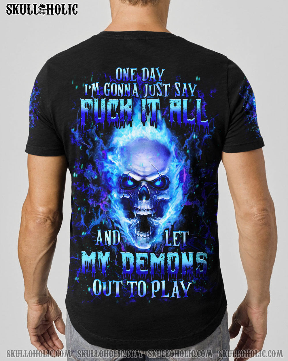 BLISSCORNERS ONE DAY I'M GONNA JUST SAY ALL OVER PRINT