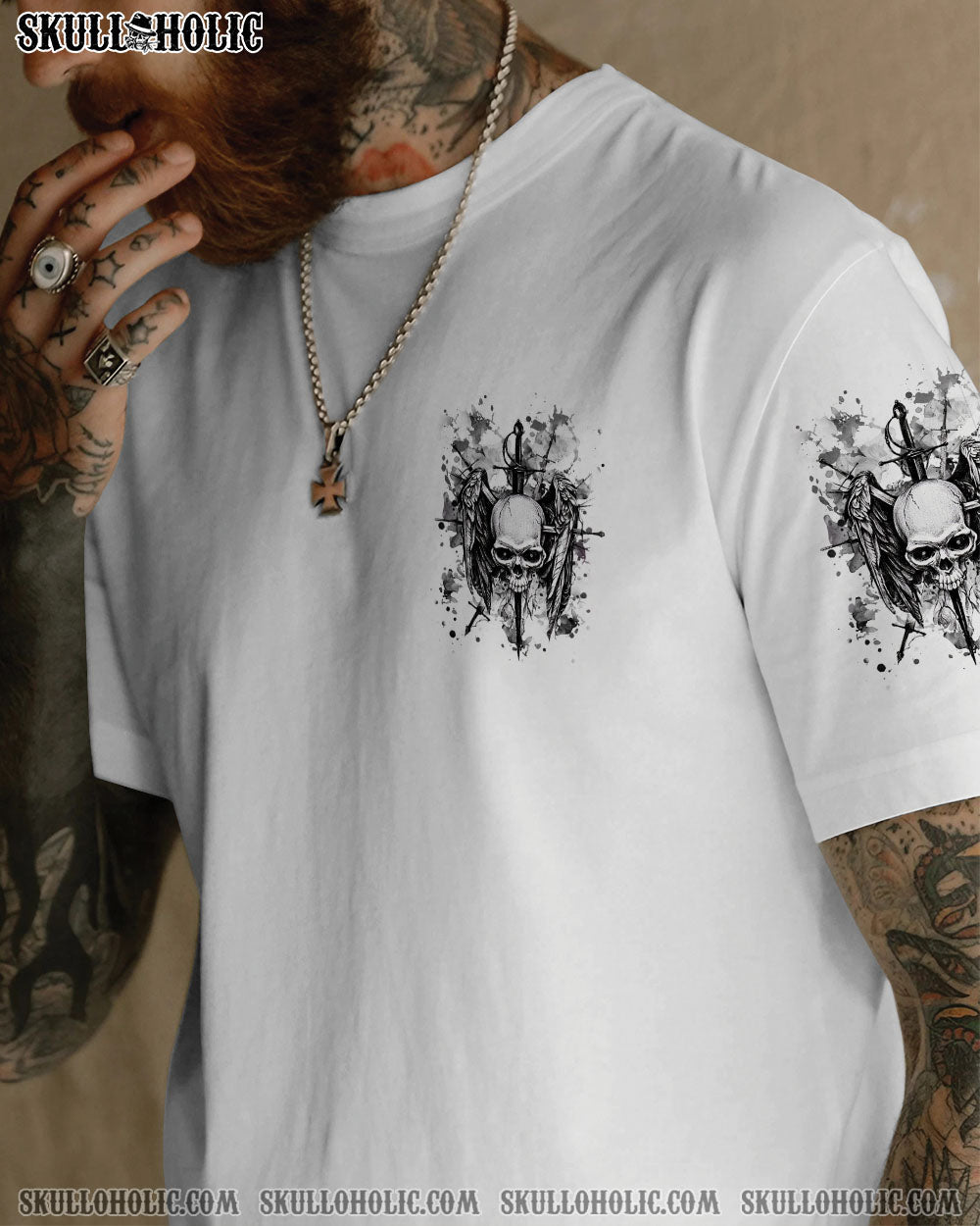 BLISSCORNERS YOU COULDN'T HANDLE ME SKULL ALL OVER PRINT
