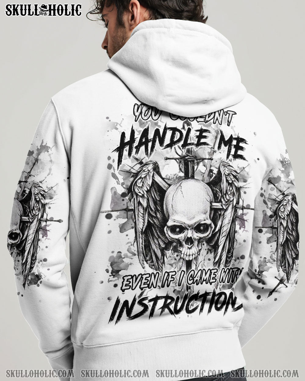 BLISSCORNERS YOU COULDN'T HANDLE ME SKULL ALL OVER PRINT