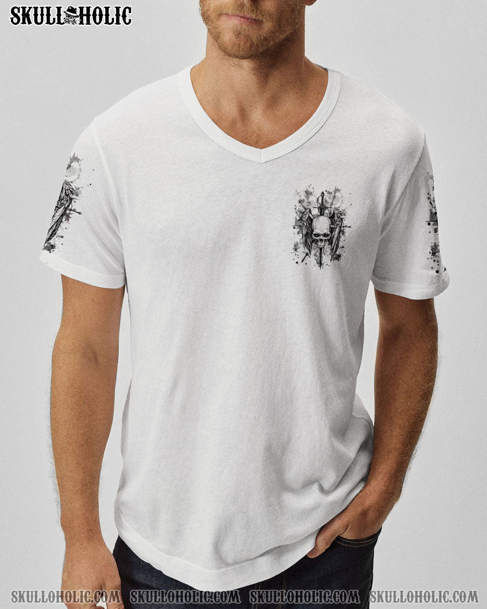 BLISSCORNERS YOU COULDN'T HANDLE ME SKULL ALL OVER PRINT
