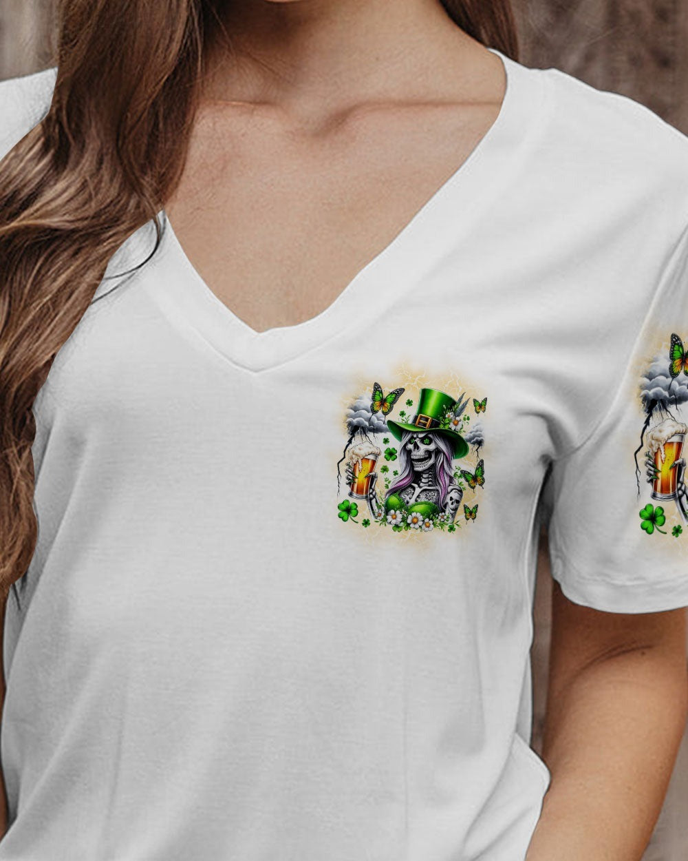 BLISSCORNERS THE DEVIL WHISPERED TO ME BRING BEER PATRICK'S DAY ALL OVER PRINT