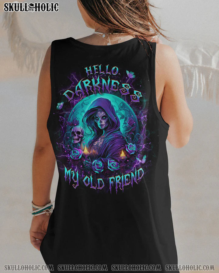 BLISSCORNERS HELLO DARKNESS MY OLD FRIEND ALL OVER PRINT