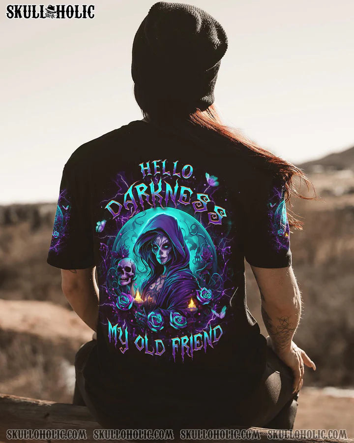 BLISSCORNERS HELLO DARKNESS MY OLD FRIEND ALL OVER PRINT