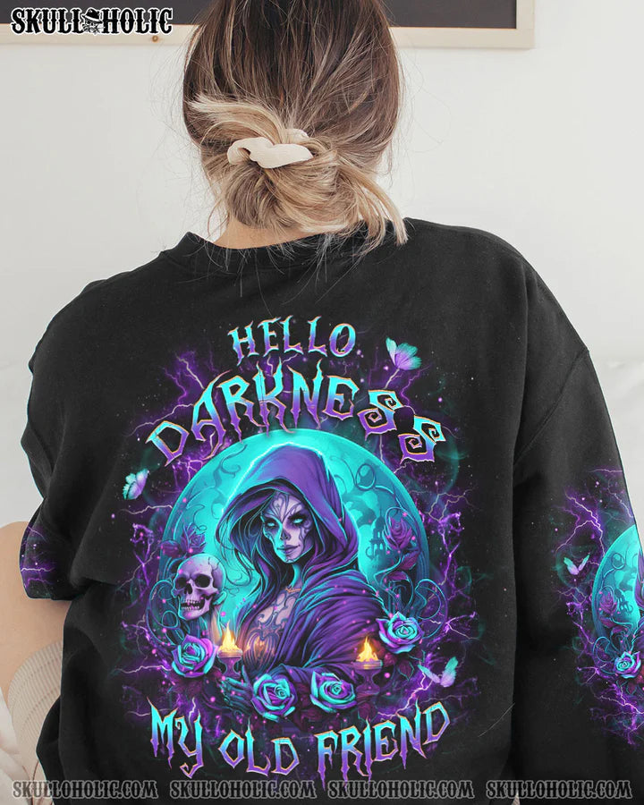 BLISSCORNERS HELLO DARKNESS MY OLD FRIEND ALL OVER PRINT