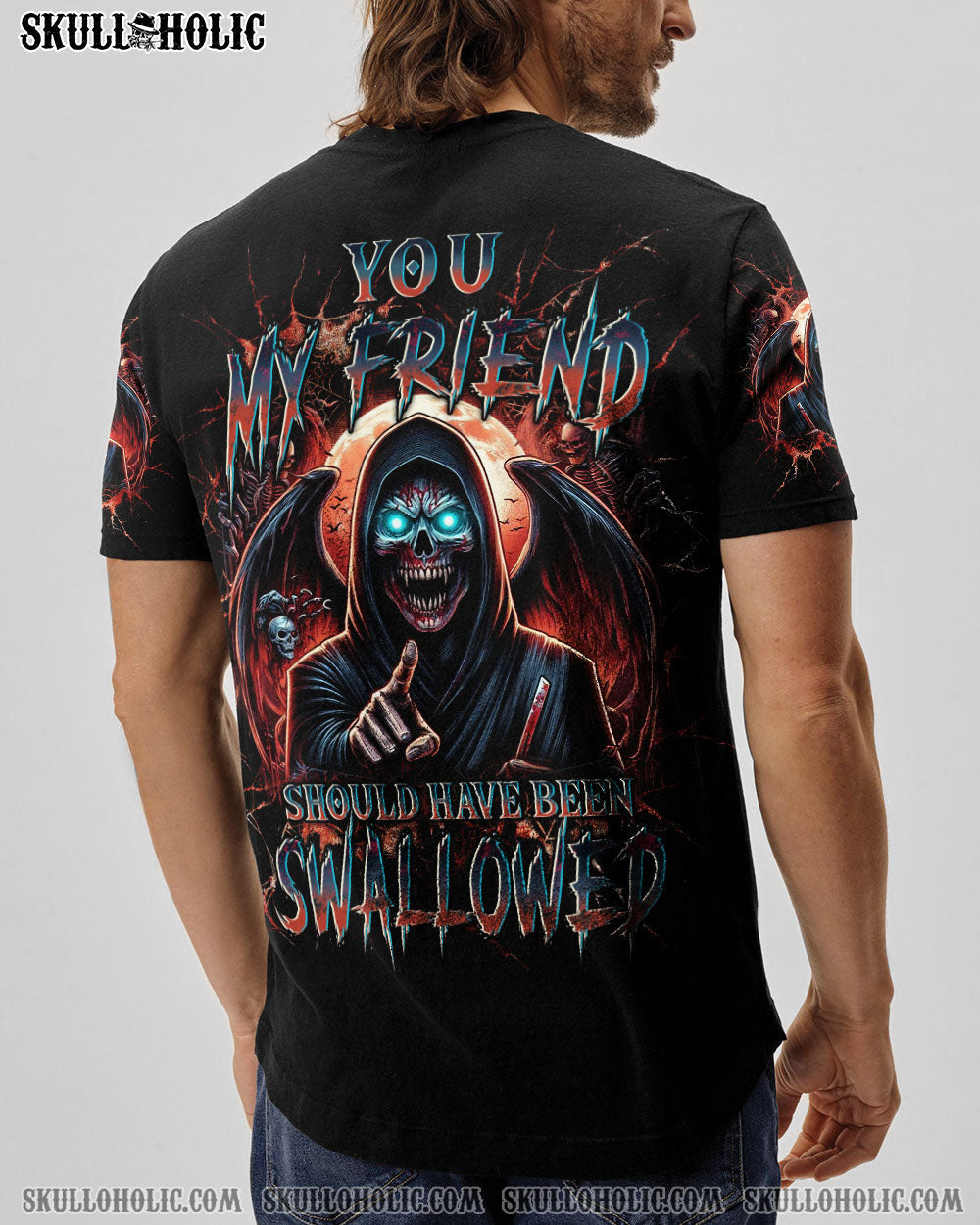 BLISSCORNERS YOU MY FRIEND SHOULD HAVE BEEN SWALLOWED ALL OVER PRINT