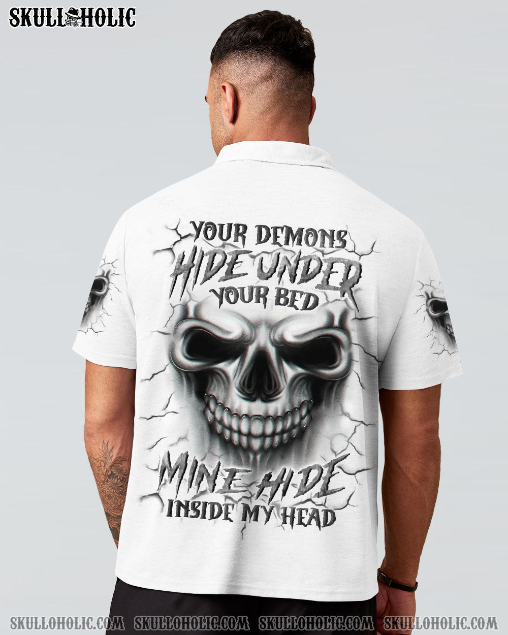 BLISSCORNERS YOUR DEMONS HIDE UNDER YOUR BED ALL OVER PRINT