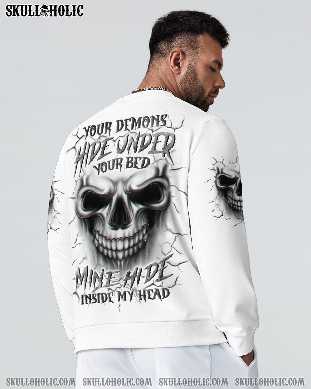 BLISSCORNERS YOUR DEMONS HIDE UNDER YOUR BED ALL OVER PRINT