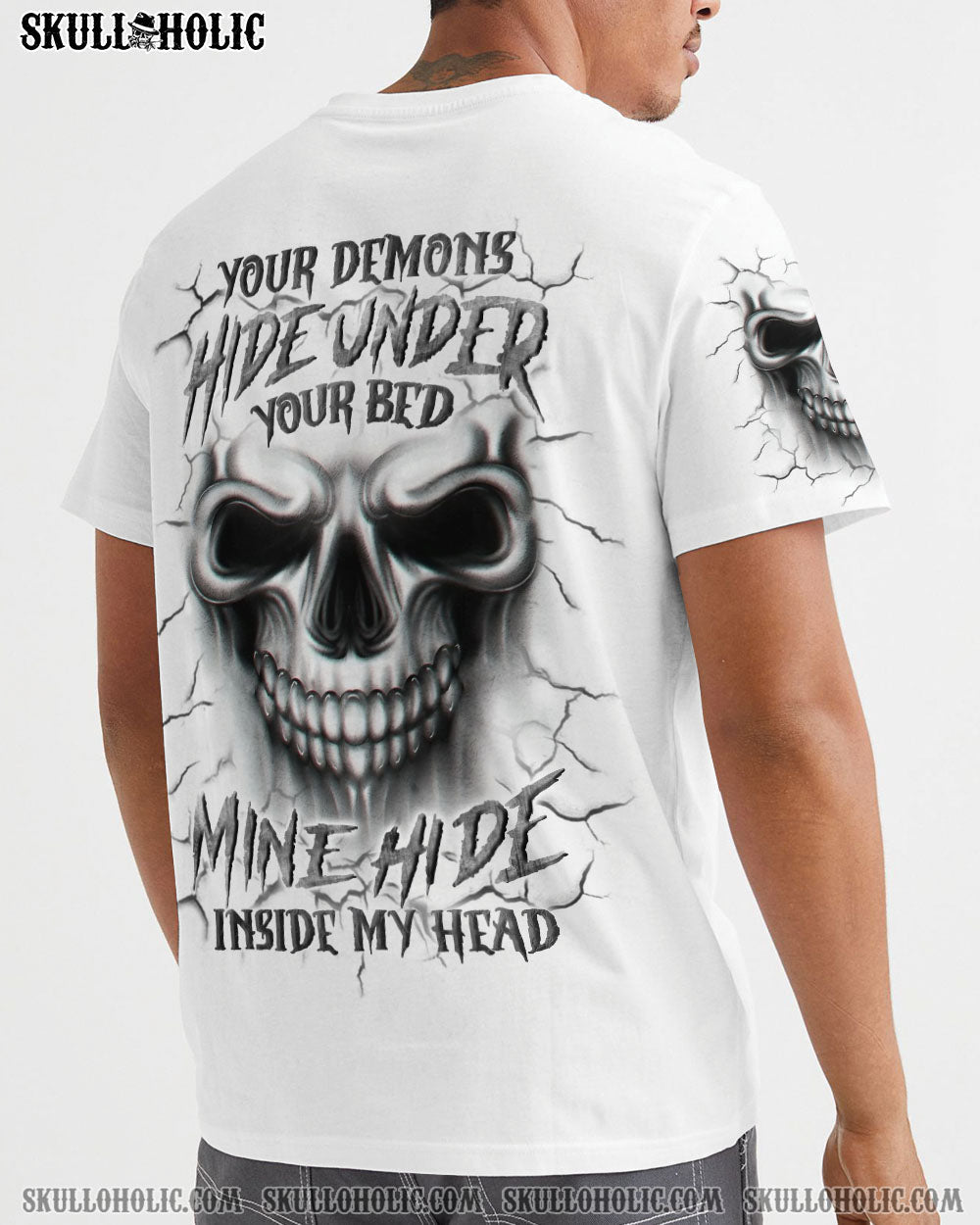 BLISSCORNERS YOUR DEMONS HIDE UNDER YOUR BED ALL OVER PRINT