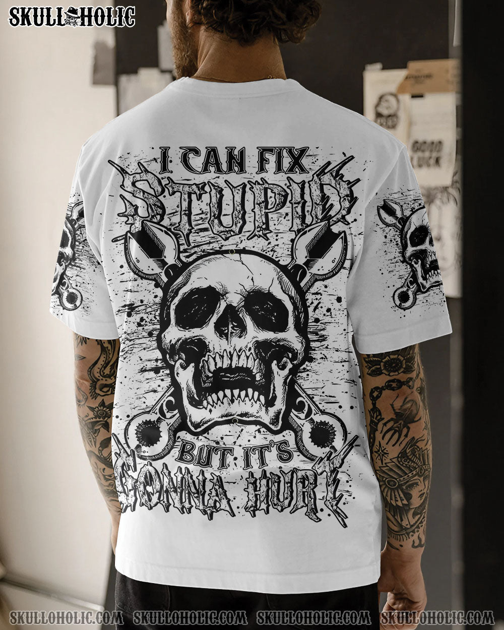 BLISSCORNERS I CAN FIX STUPID BUT IT'S GONNA HURT ALL OVER PRINT