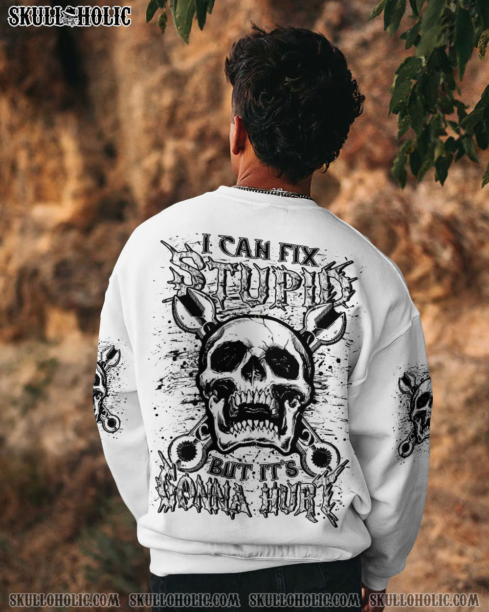 BLISSCORNERS I CAN FIX STUPID BUT IT'S GONNA HURT ALL OVER PRINT