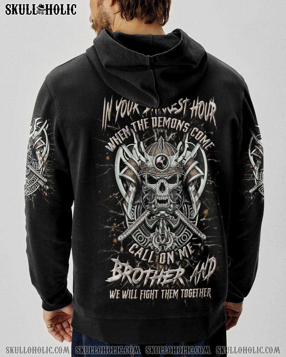 BLISSCORNERS IN YOUR DARKEST HOUR VIKING SKULL ALL OVER PRINT