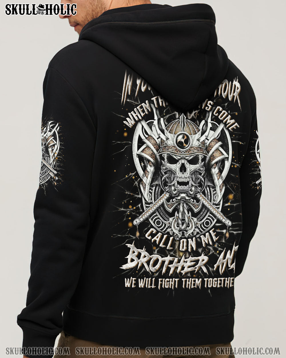 BLISSCORNERS IN YOUR DARKEST HOUR VIKING SKULL ALL OVER PRINT