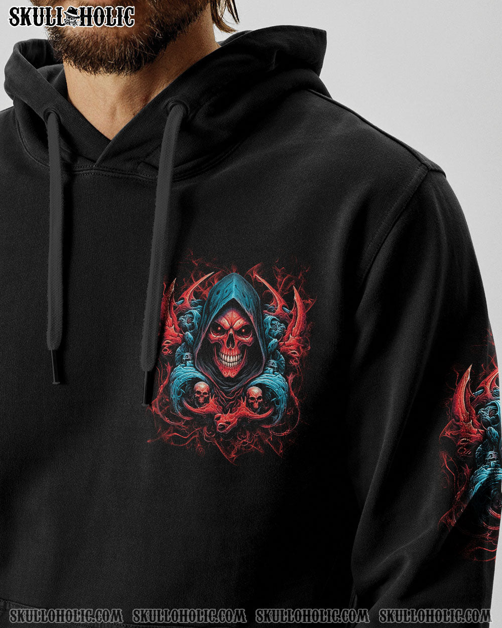 BLISSCORNERS NOT EVERYONE LIKES ME SKULL REAPER ALL OVER PRINT