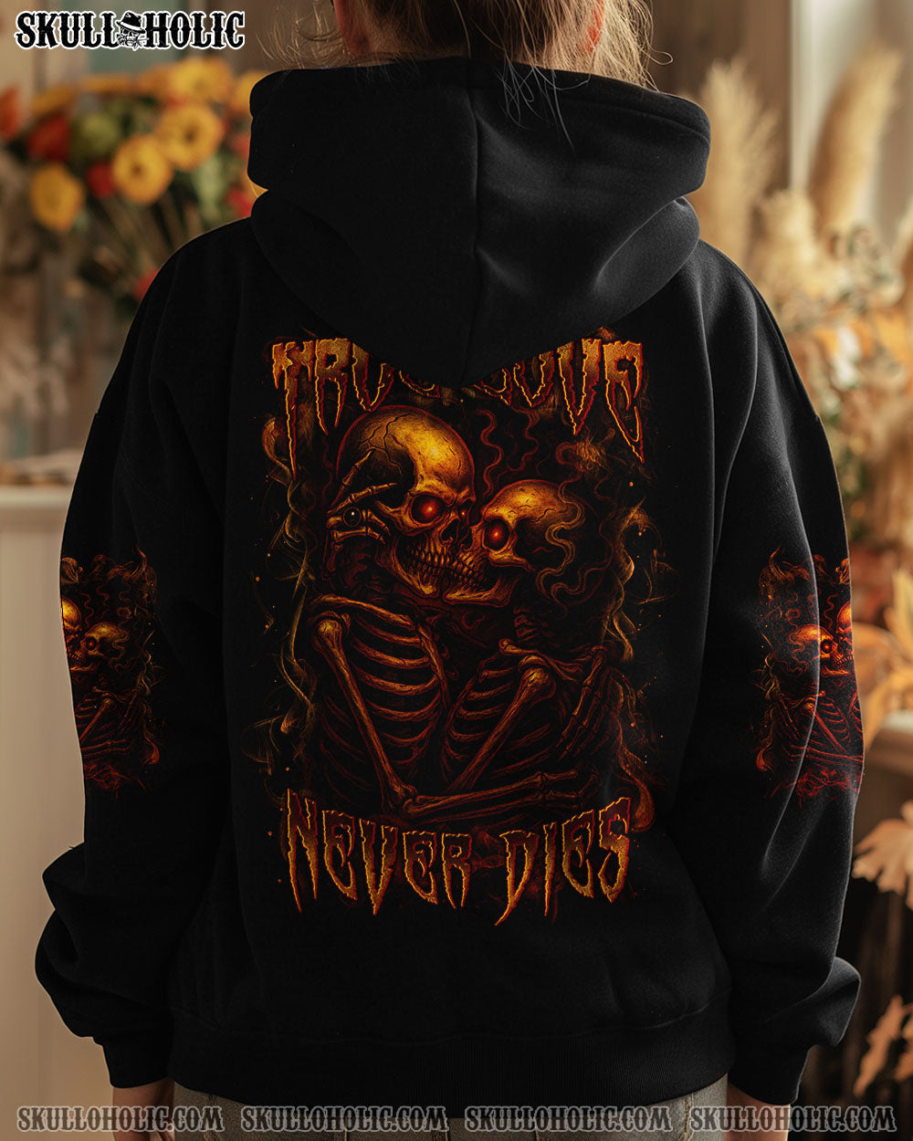 BLISSCORNERS TRUE LOVE NEVER DIES COUPLE ALL OVER PRINT