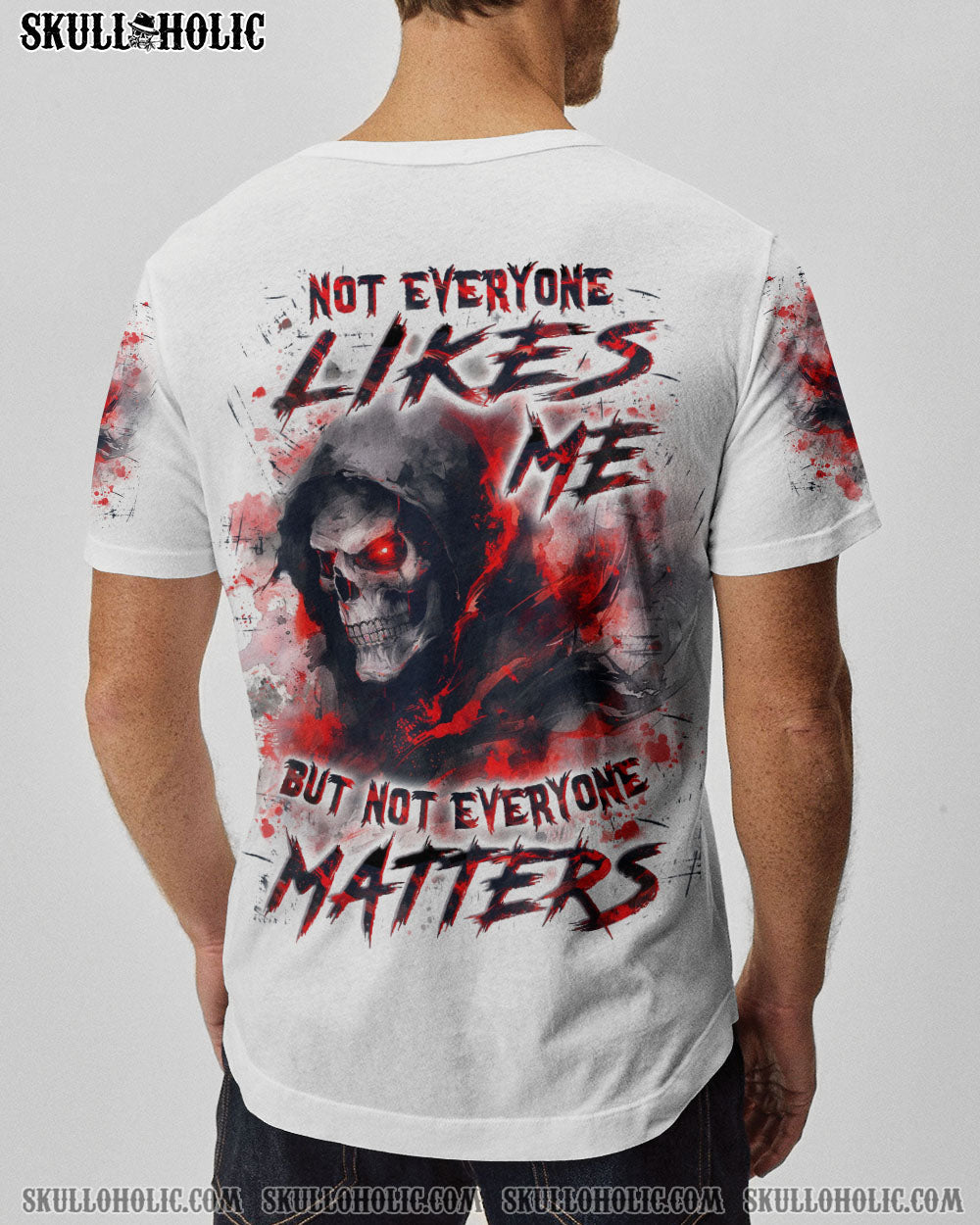 BLISSCORNERS NOT EVERYONE LIKES ME SKULL REAPER ALL OVER PRINT