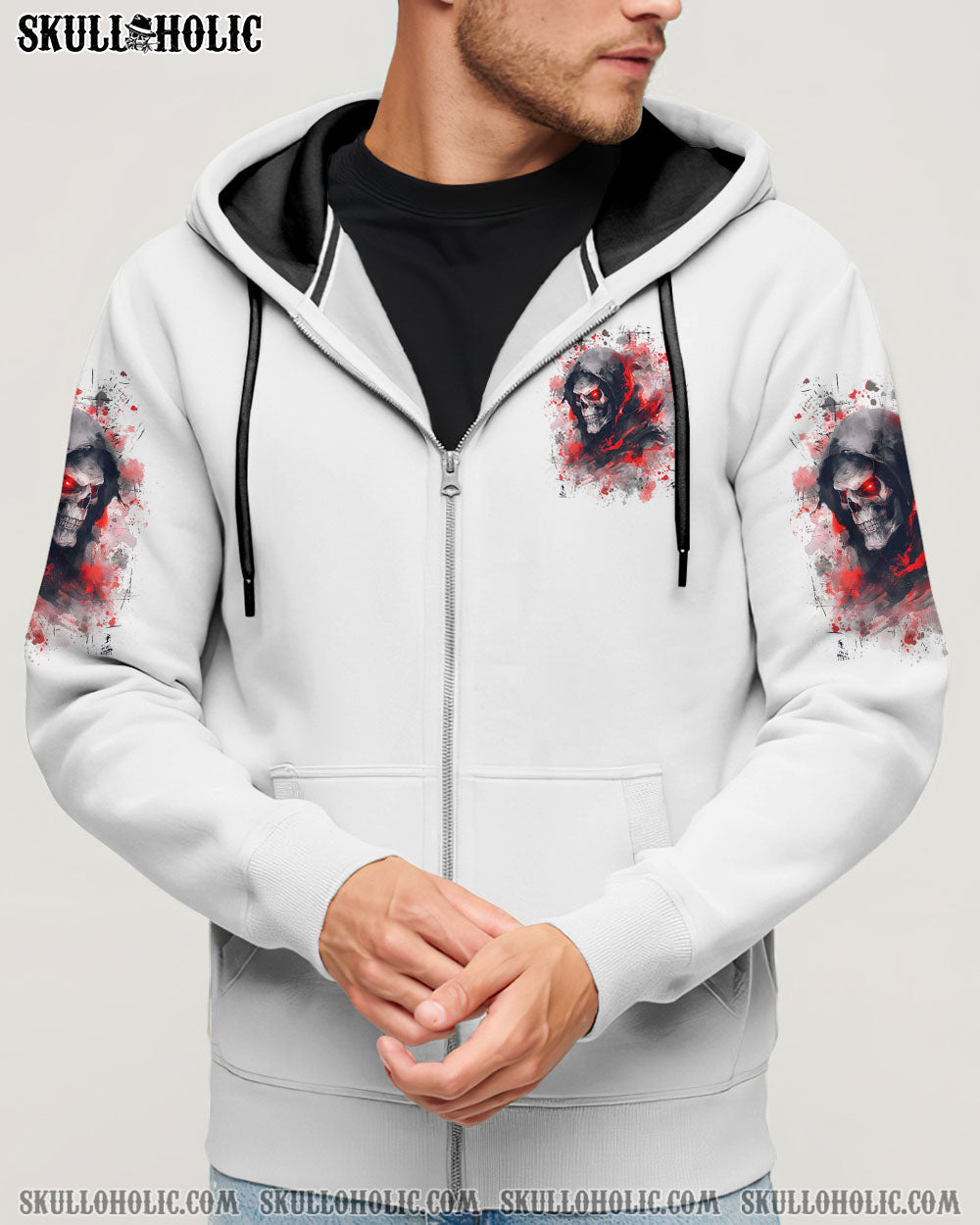 BLISSCORNERS NOT EVERYONE LIKES ME SKULL REAPER ALL OVER PRINT