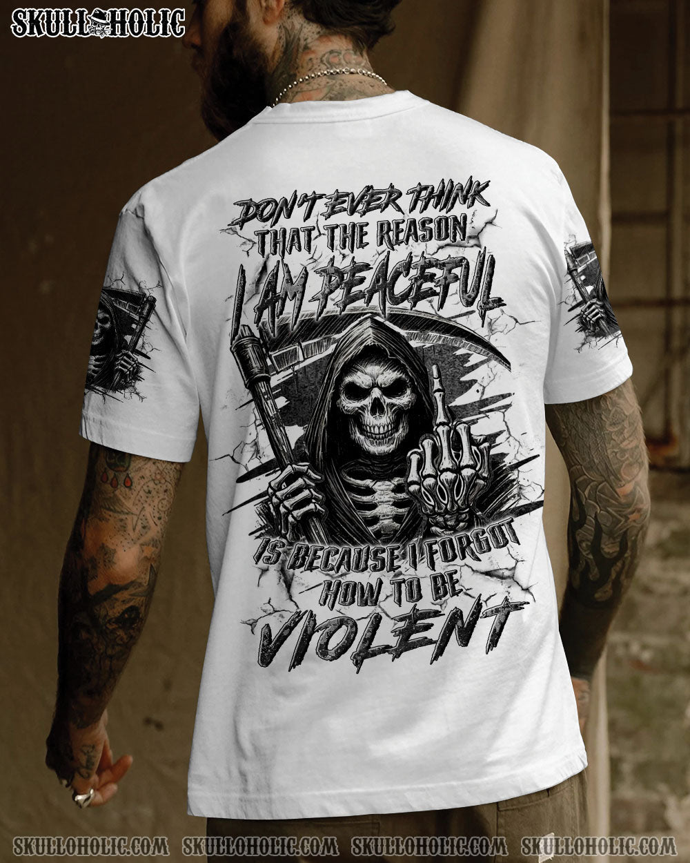 BLISSCORNERS THE REASON I AM PEACEFUL ALL OVER PRINT