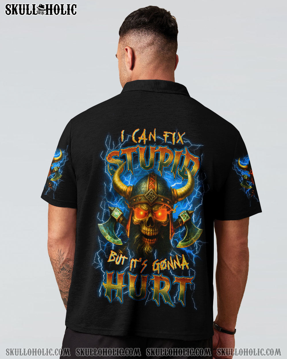 BLISSCORNERS I CAN FIX STUPID BUT IT'S GONNA HURT VIKING ALL OVER PRINT