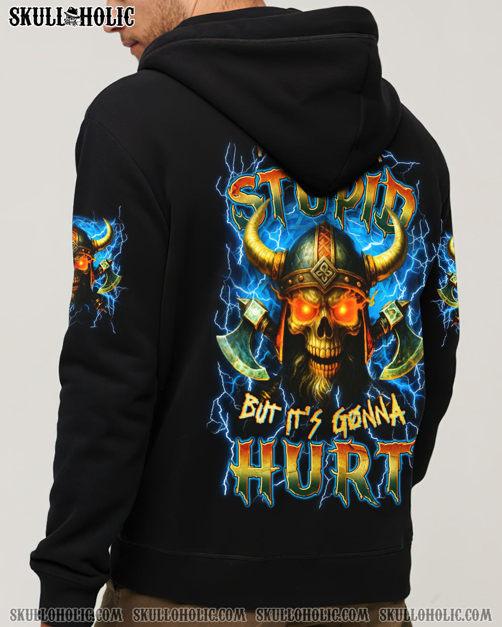 BLISSCORNERS I CAN FIX STUPID BUT IT'S GONNA HURT VIKING ALL OVER PRINT