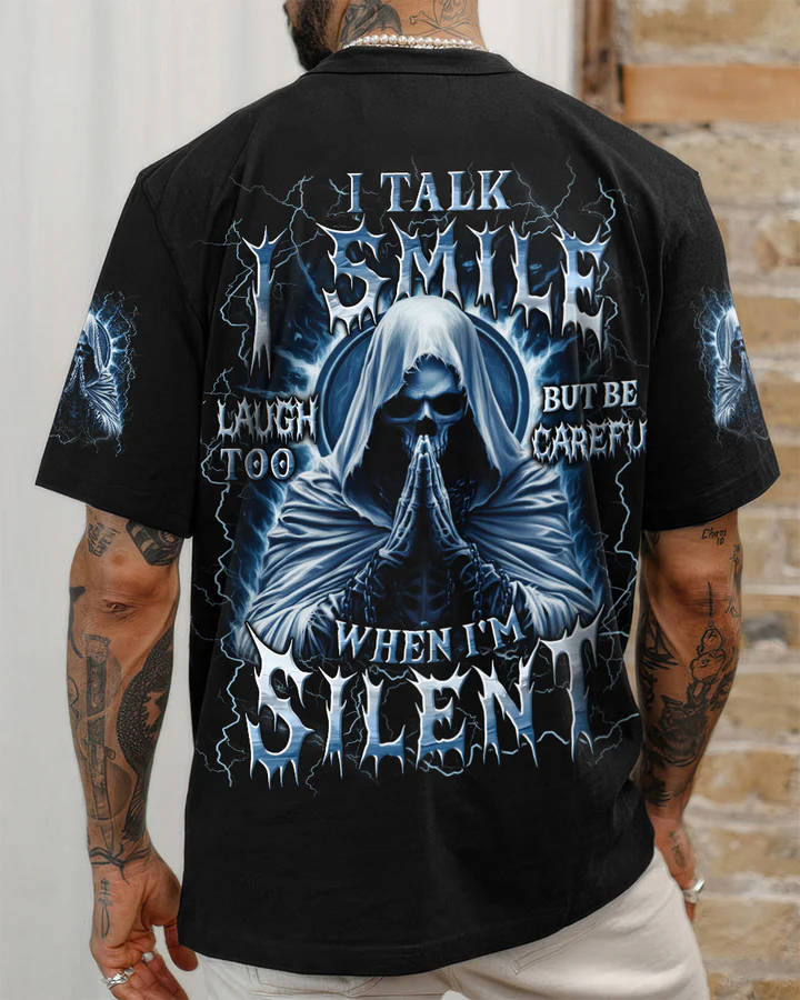 BLISSCORNERS BE CAREFUL WHEN I'M SILENT REAPER ALL OVER PRINT