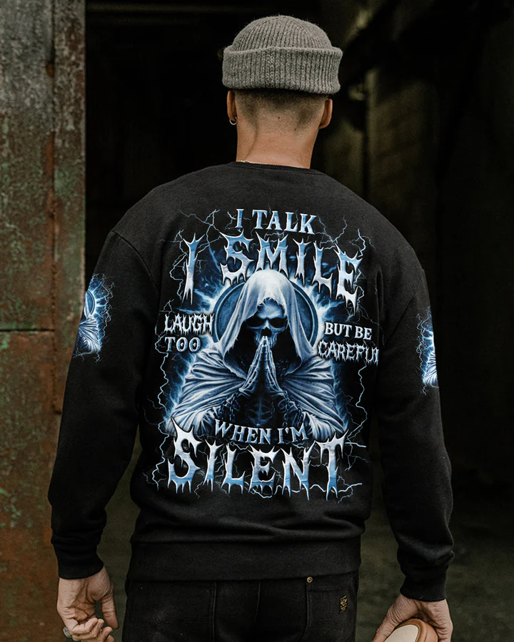 BLISSCORNERS BE CAREFUL WHEN I'M SILENT REAPER ALL OVER PRINT