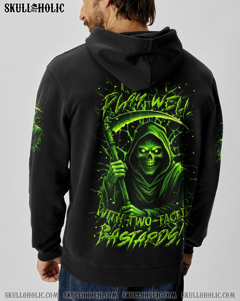 BLISSCORNERS I DON'T PLAY WELL SKULL REAPER ALL OVER PRINT