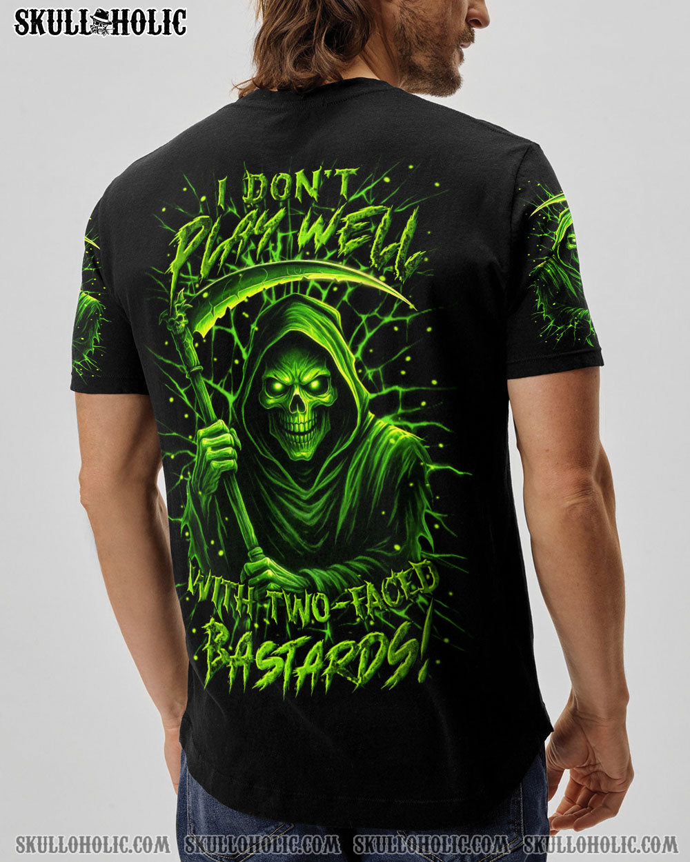 BLISSCORNERS I DON'T PLAY WELL SKULL REAPER ALL OVER PRINT