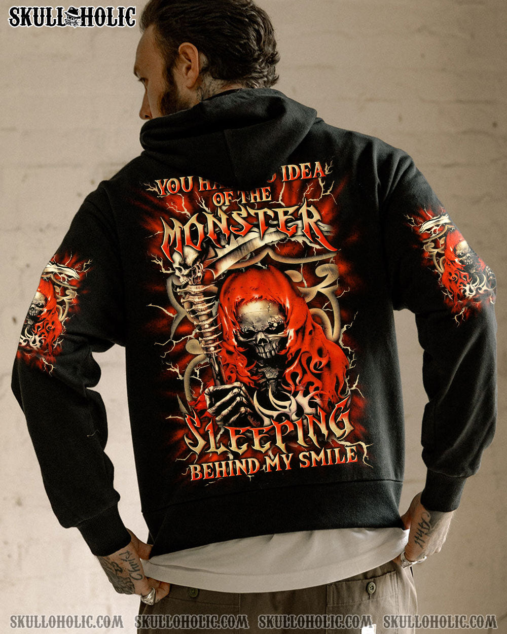 BLISSCORNERS YOU HAVE NO IDEA OF THE MONSTER ALL OVER PRINT