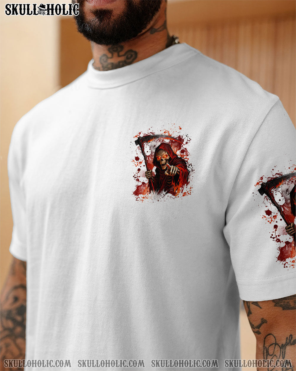 BLISSCORNERS DON’T F BARK SKULL REAPER ALL OVER PRINT