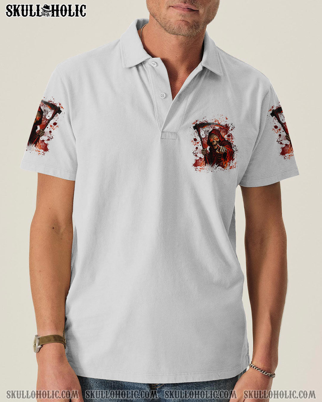BLISSCORNERS DON’T F BARK SKULL REAPER ALL OVER PRINT